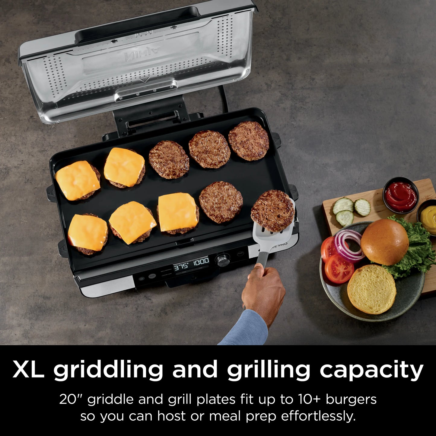 EdgeHeat Indoor Griddle Grill System