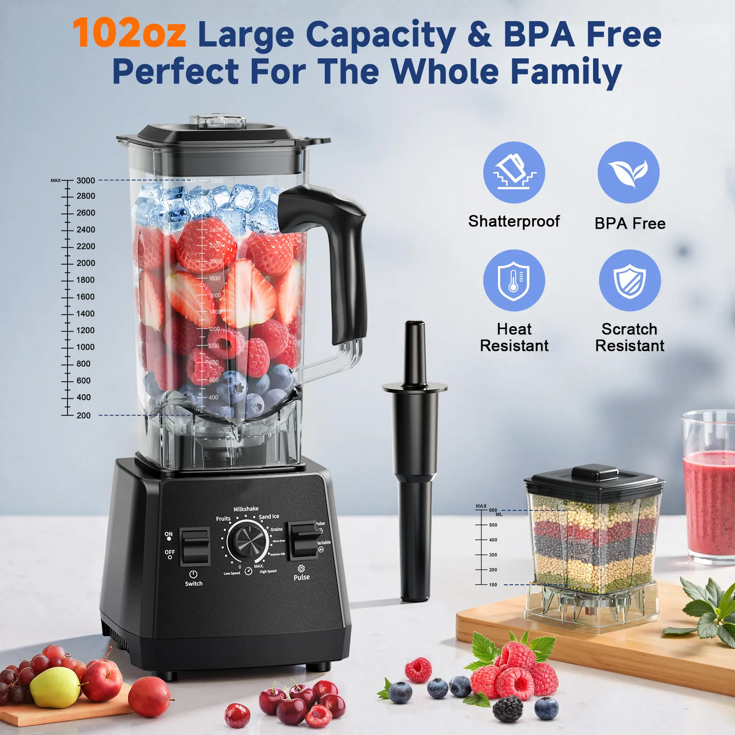 Ultimate Dual Container High Performance Blender