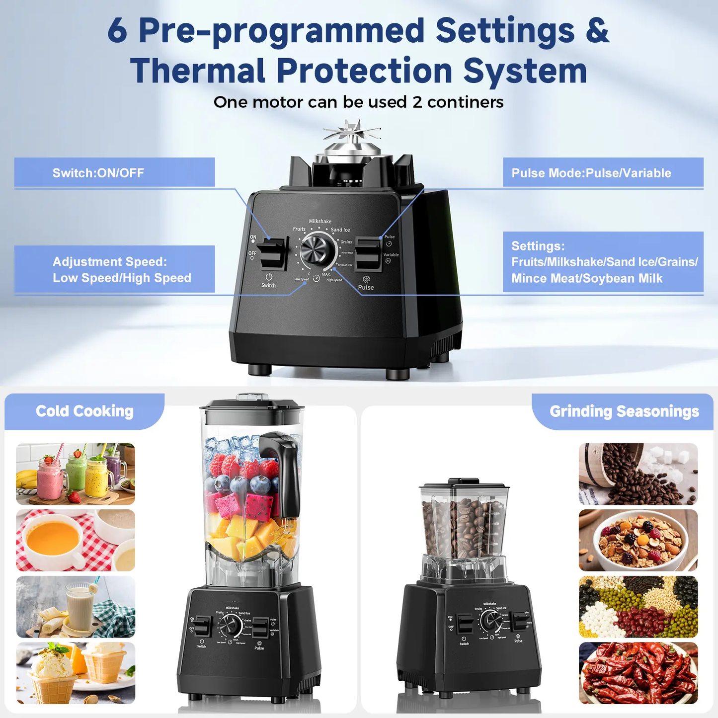 Ultimate Dual Container High Performance Blender