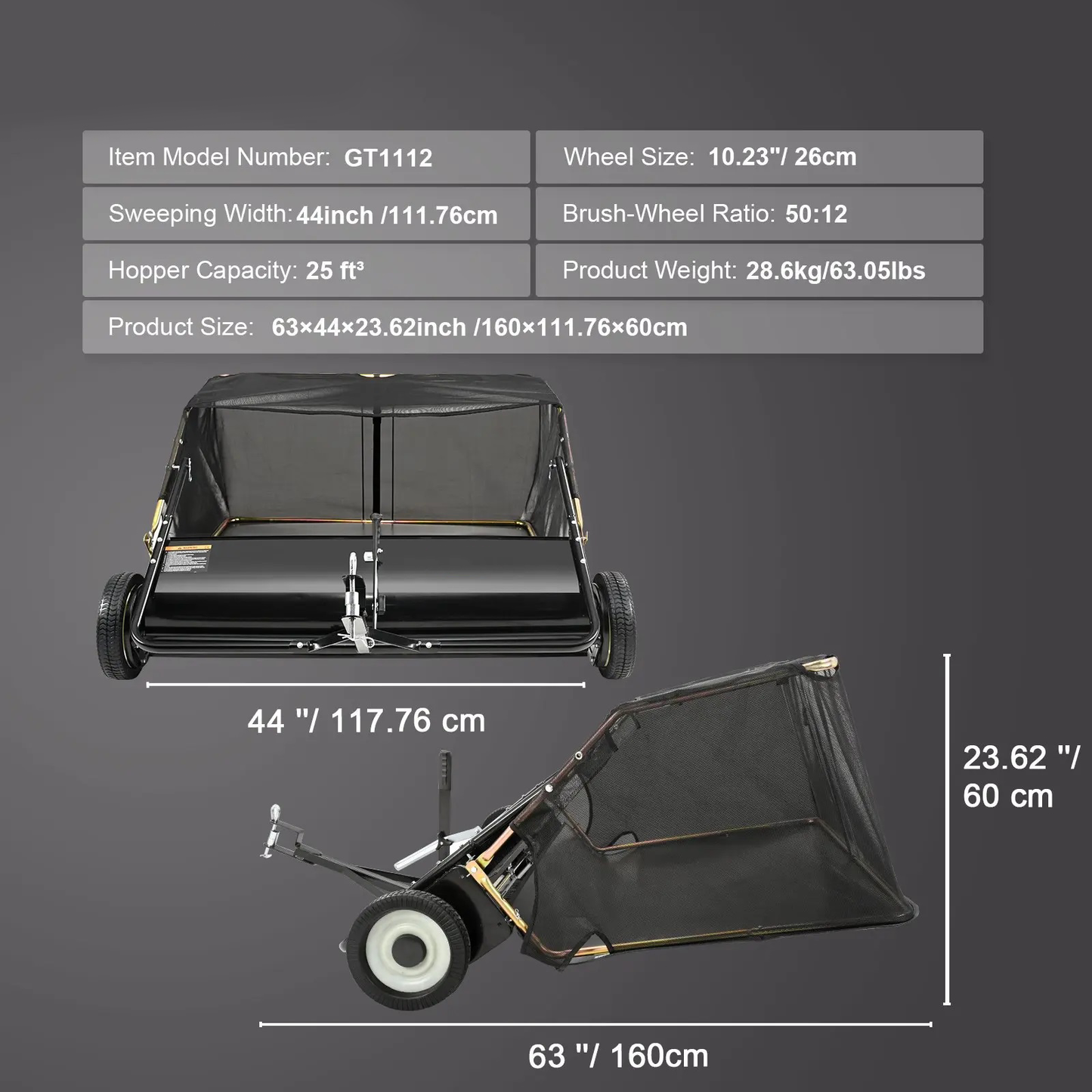 Elite Professional Grade Lawn Sweeper